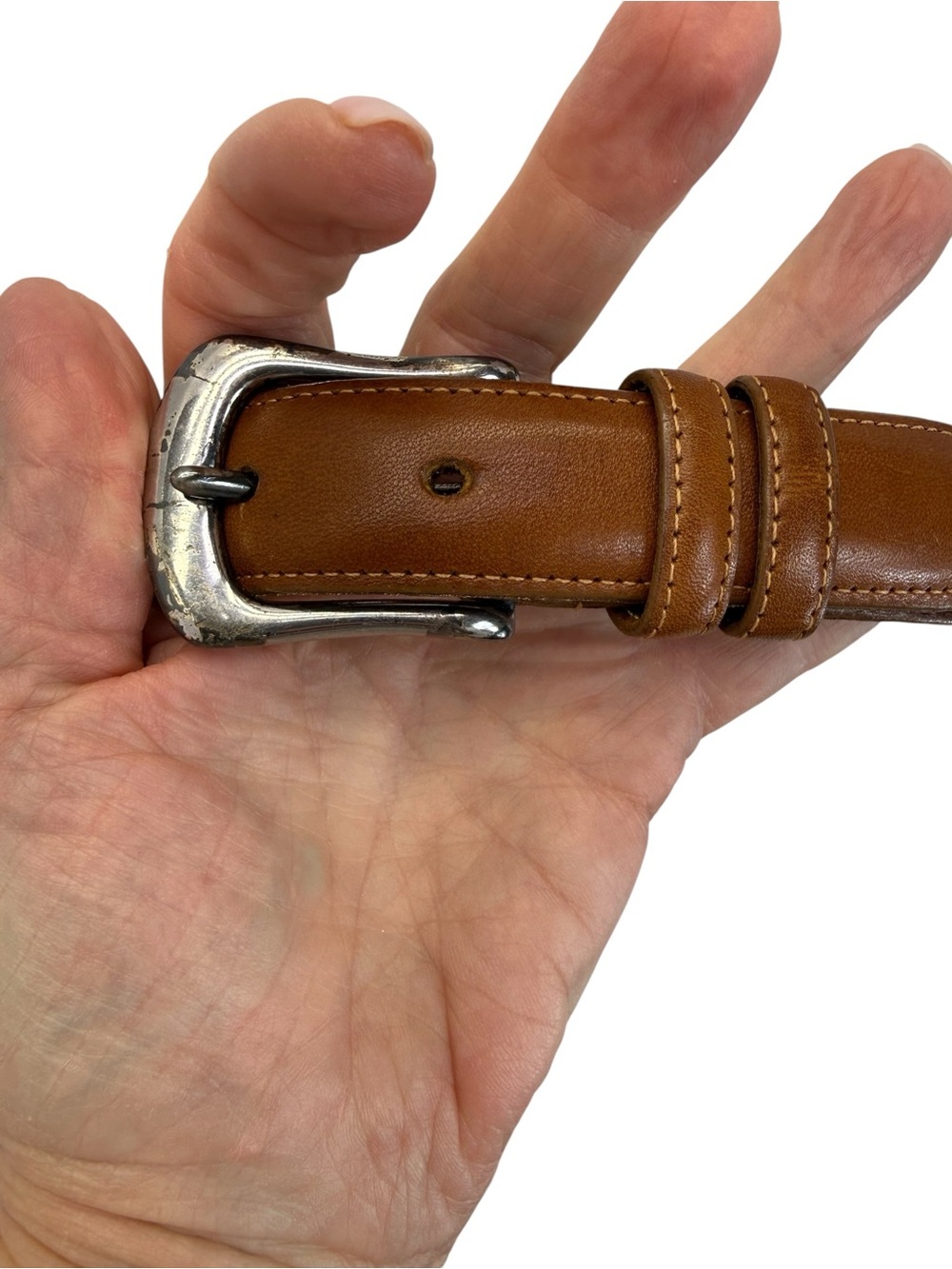 Coach English Bridle Leather Belt British Tan 36 - Picture 6 of 16